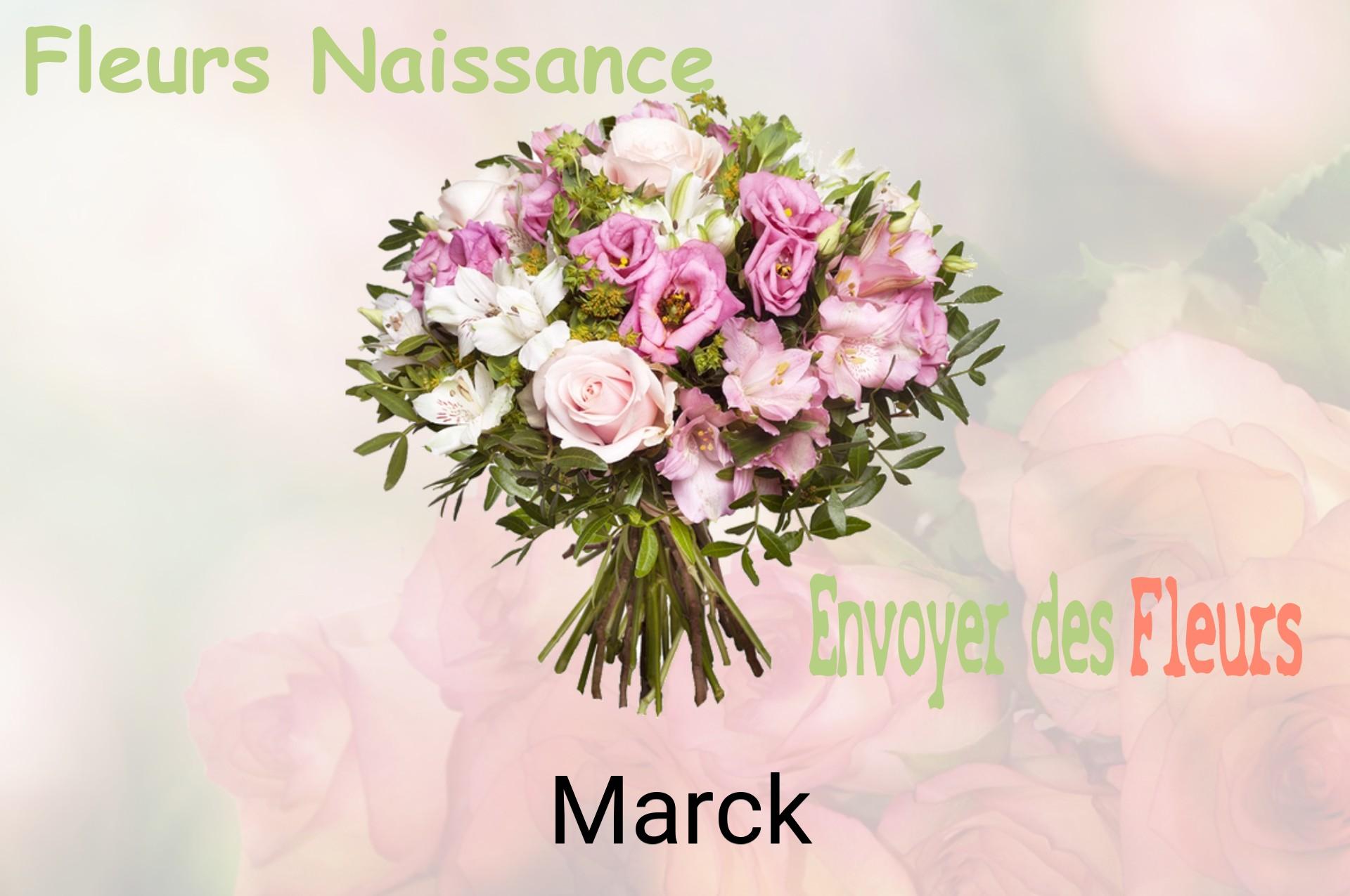 Bouquet de fleurs de naissance livré à Marck